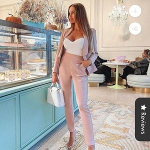 Woman pink suit, size Small